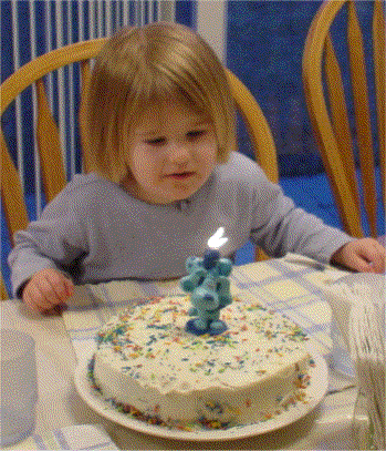 Blue's Clues cake