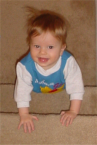 Going for the second stair